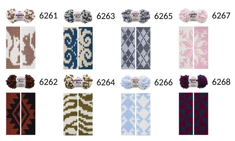 Alize puffy More,Baby yarn Blanket yarn No hook New yarn Bulky yarn No neddle,Puffy Yarn Velvet yarn