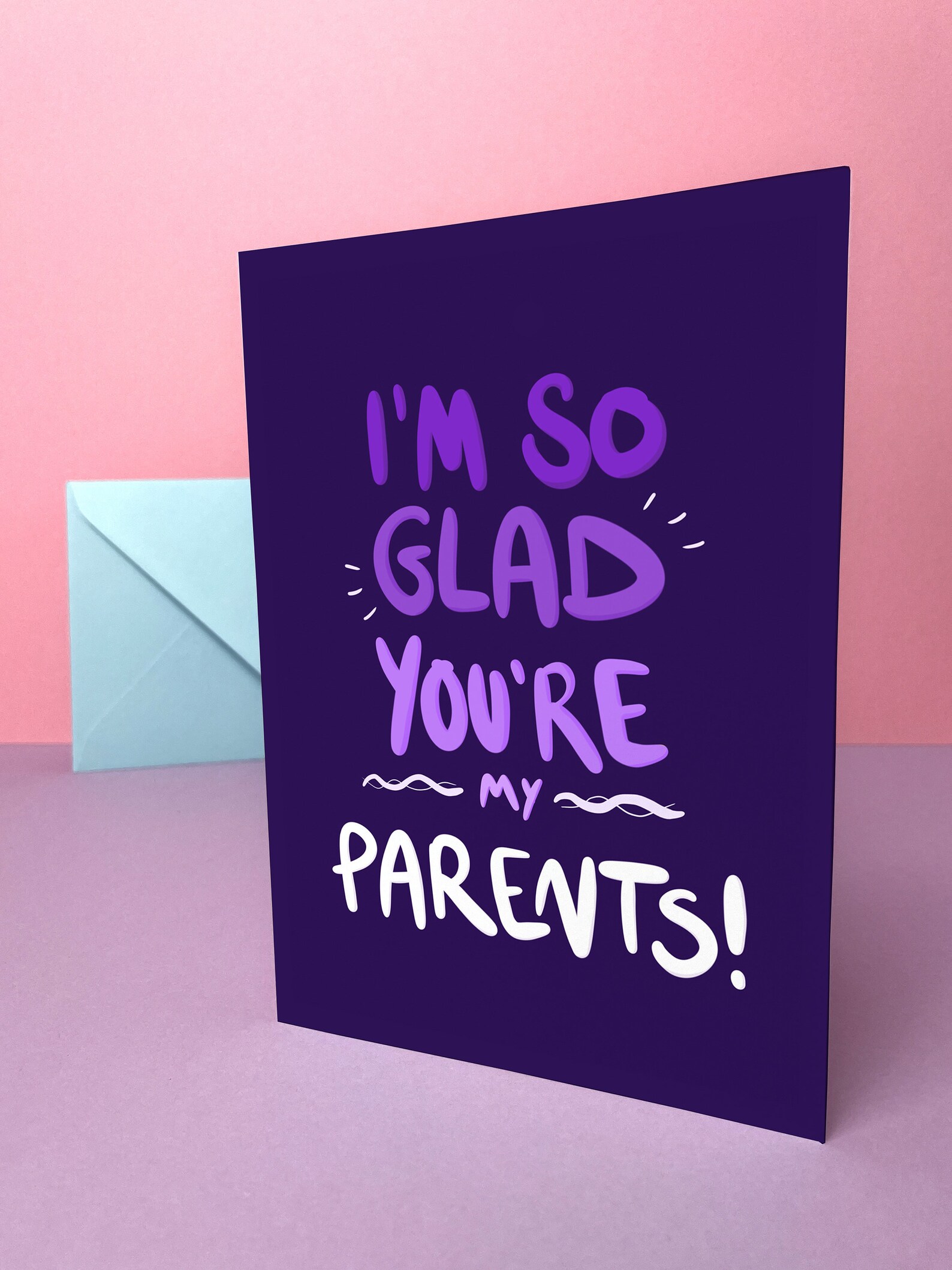 I m So Glad You re My Parents Greeting Card Gift Etsy I m So Glad You re My Parents Greeting Card Gift Etsy