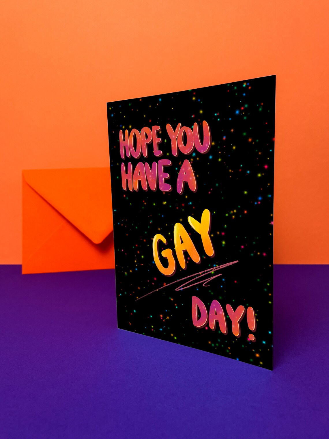 Hope You Have A Gay Day // Greeting Card Handmade // Gift for Etsy