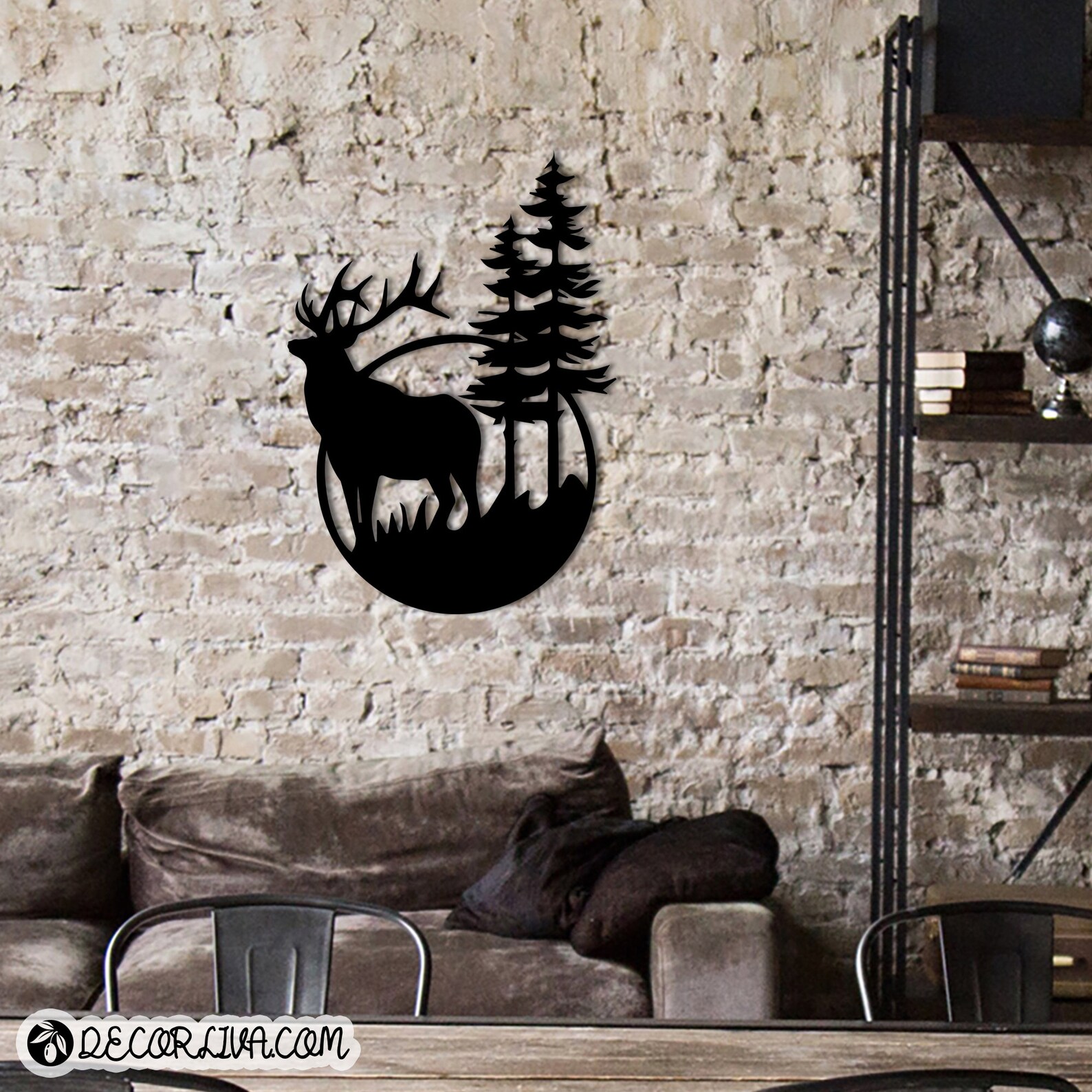 Wandkunst aus Metall Wandbehang aus Metall Wanddekoration | Etsy