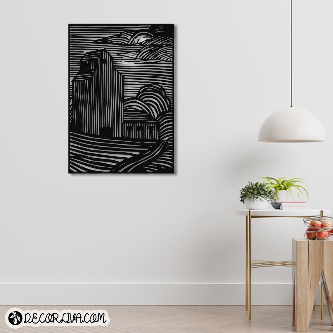 Wandkunst aus Metall Wandbehang aus Metall Wanddekoration | Etsy