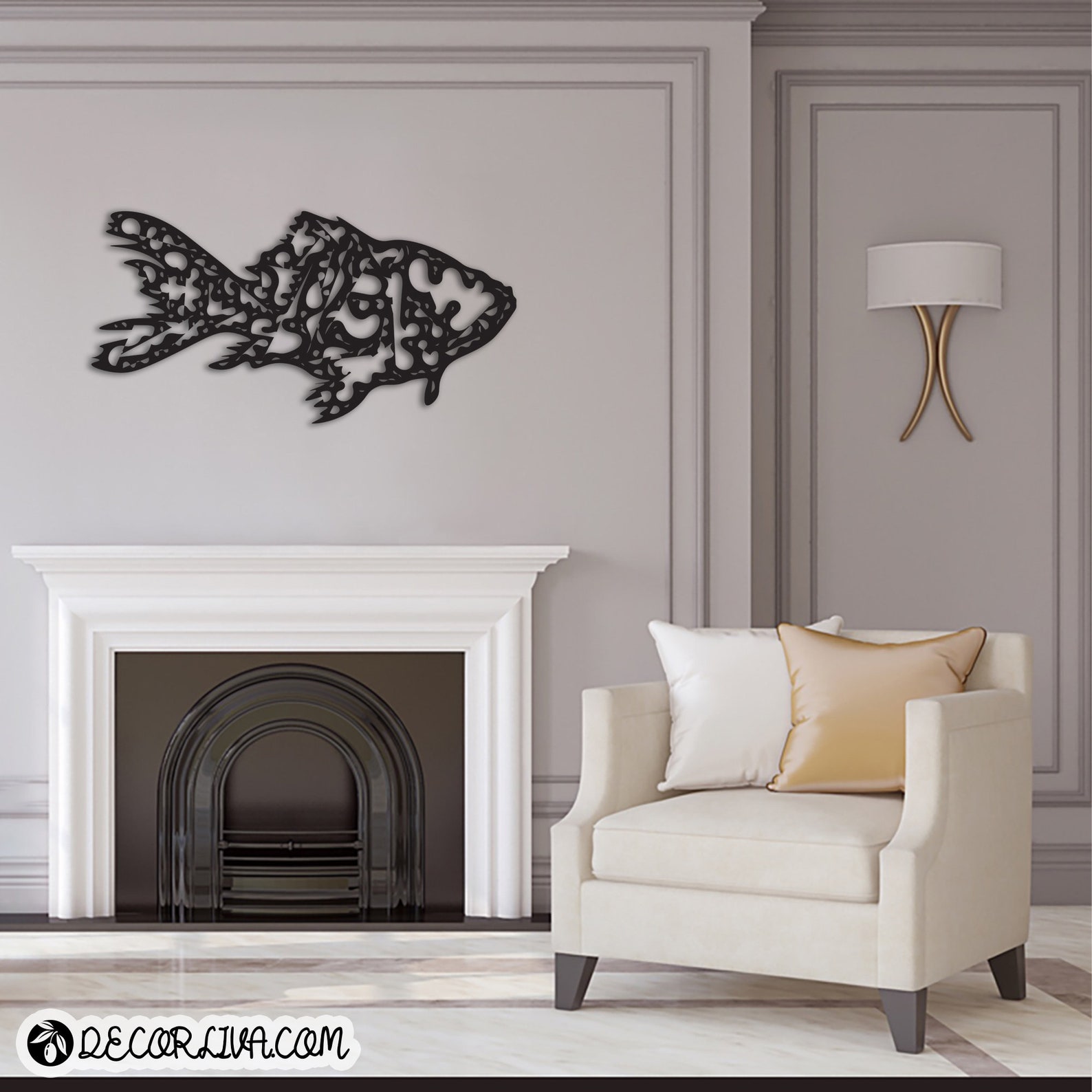 Wandkunst aus Metall Wandbehang aus Metall Wanddekoration | Etsy