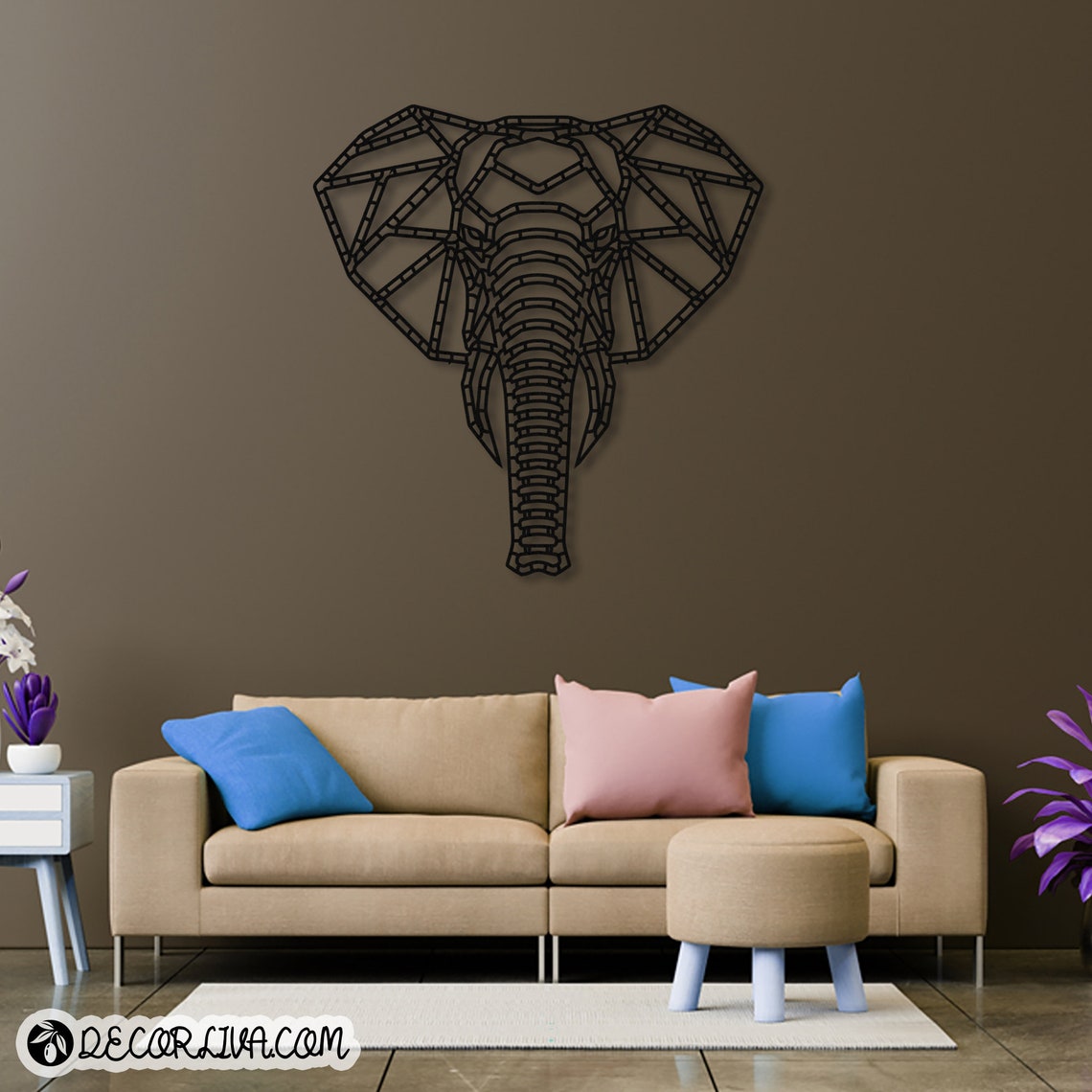 Wandkunst aus Metall Wandbehang aus Metall Wanddekoration | Etsy