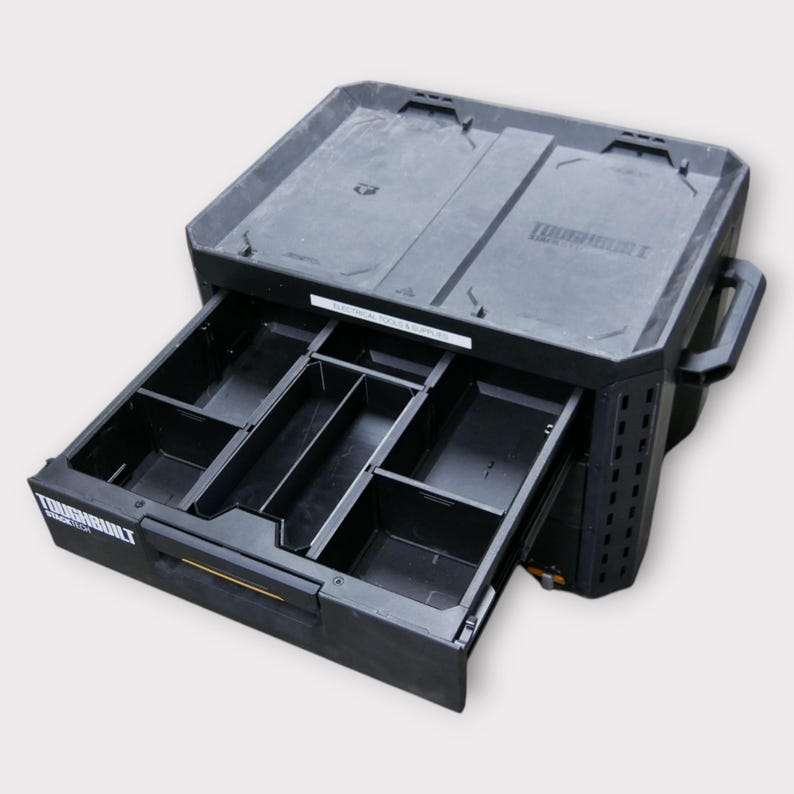 Toughbuilt Stacktech XL 3-drawer Nesting Double Center Bins – Custom ...