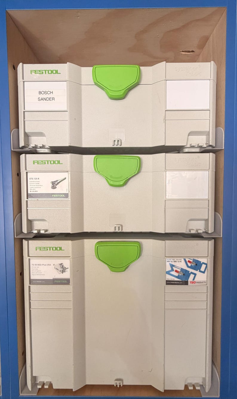 Festool Systainer Rails Systainer Storage Rails – Fits T-loc & Systainer3 - Etsy