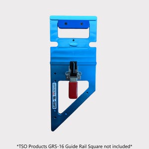 3D Print Files - Track Saw Guide Rail Square Wall Mount (TSO Products, Festool, Insta-RailSquare)