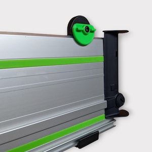 Festool Track Saw Guide Rail Holder Set – Wall Mount Storage Rack – Fits Festool, Makita, Kreg, Milwaukee, Powertec Guide Rails