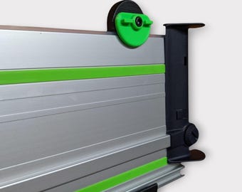 Festool Track Saw Guide Rail Holder Set – Wall Mount Storage Rack – Fits Festool, Makita, Kreg, Milwaukee, Powertec Guide Rails