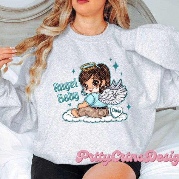 Precious moments inspired | angel baby sweater | chula | chula sweater | Latina merch