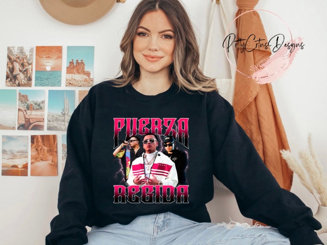 TQM Fuerza Regida JOP Merch Sweatshirt Harley Quinn Etsy