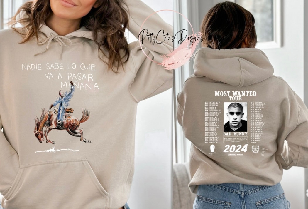 Bad bunny hoodie swarovski new arrivals