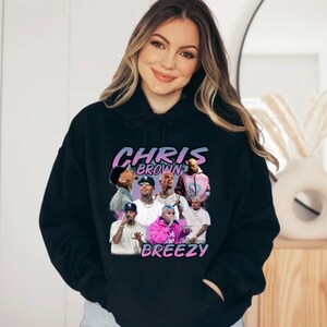 Chris Brown Hoodie Etsy