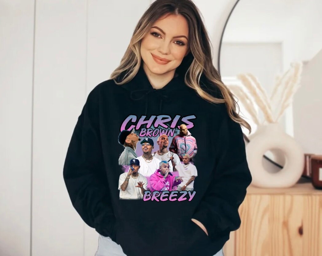 Chris Brown Hoodie Etsy