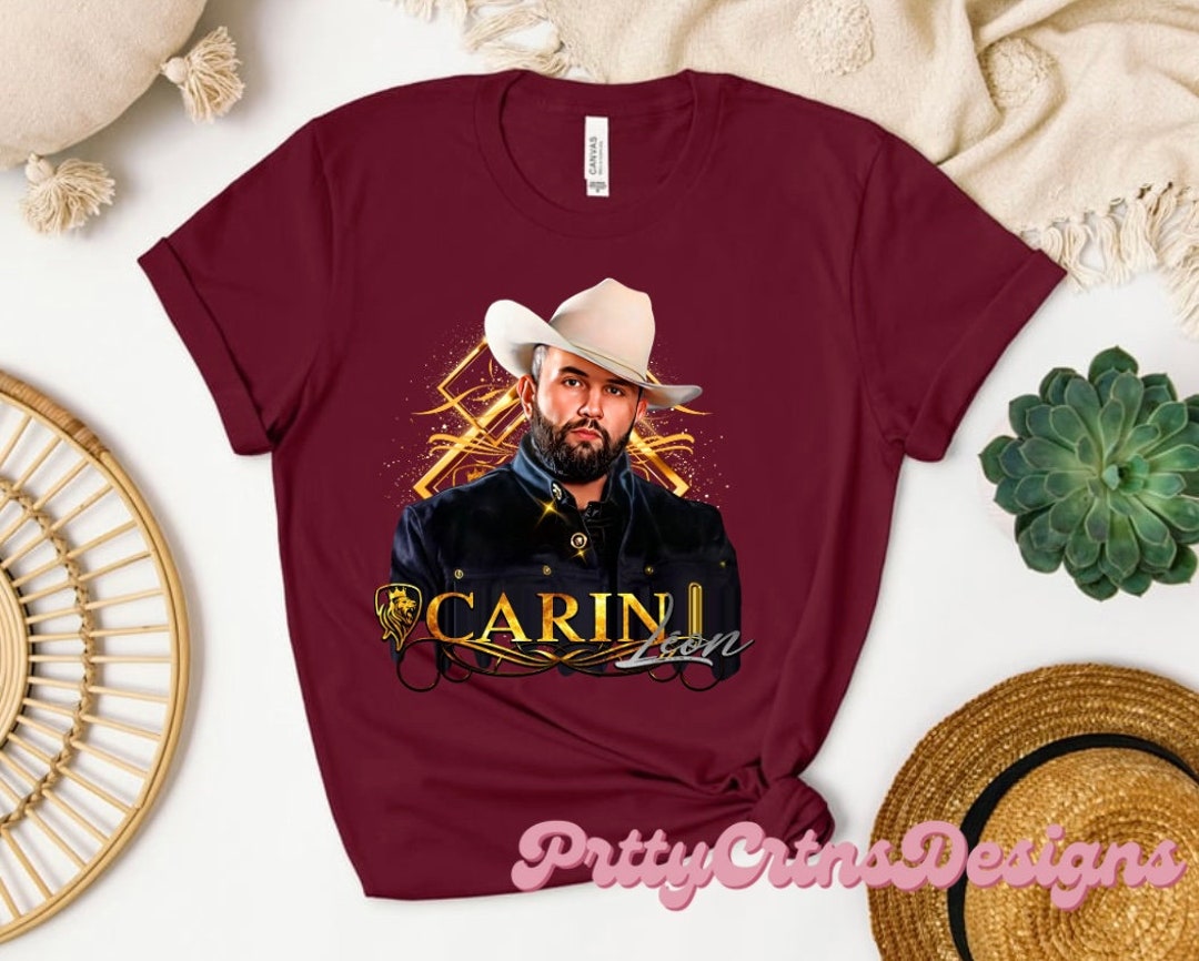 Carin Leon T-shirt UNISEX Mexico Dtf Graphic Tee Trending Handmade