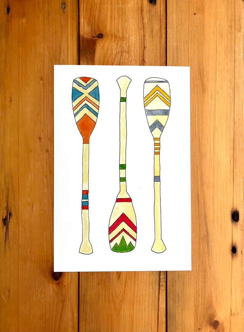 Canoe Paddles Decorative Oar Wood Canoe Paddles Wall Decor Etsy