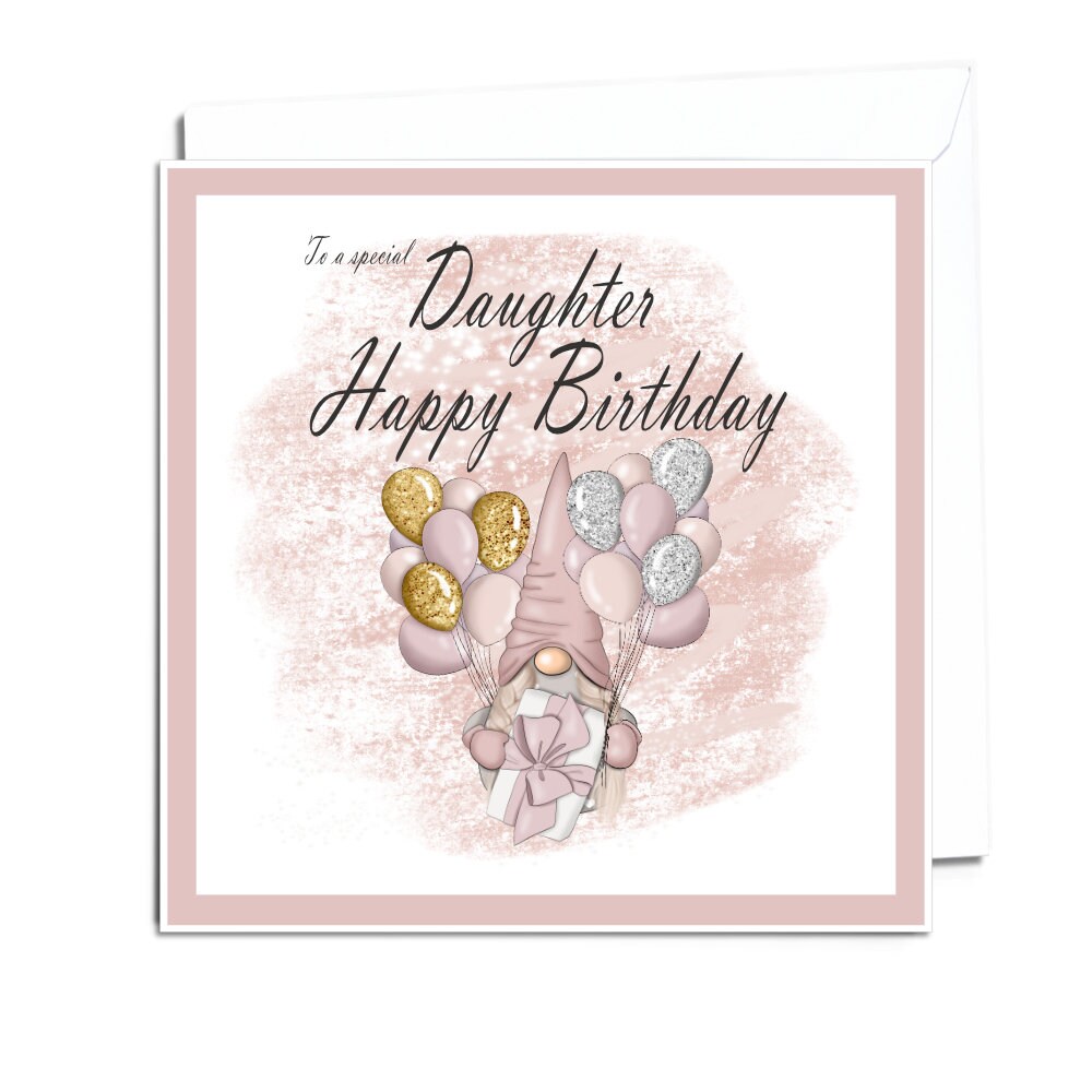 Daughter Birthday Cardbirthday Card for Daughterspecial Etsy UK