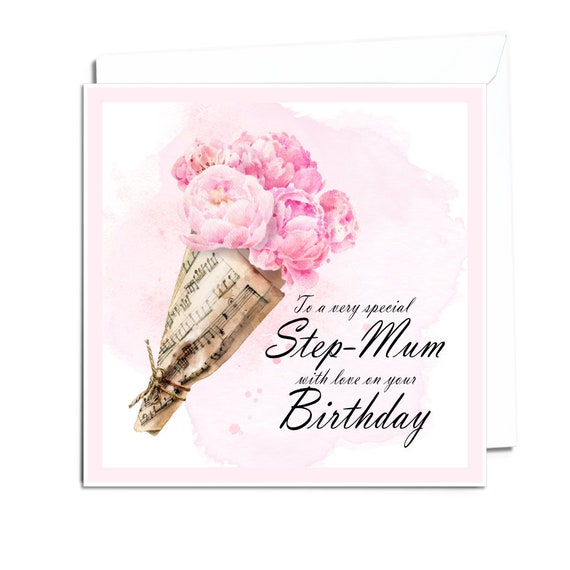 Step Mum Birthday Card-a Very Special Step Mum-greeting - Etsy