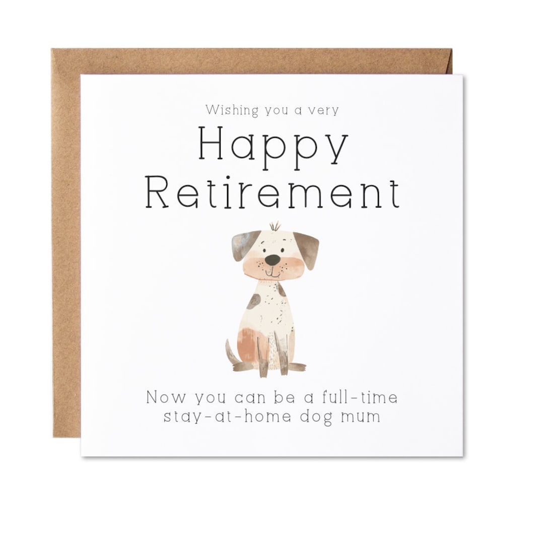 Funny Retirement Card for Her | Humorous Retirement Card for Work ...