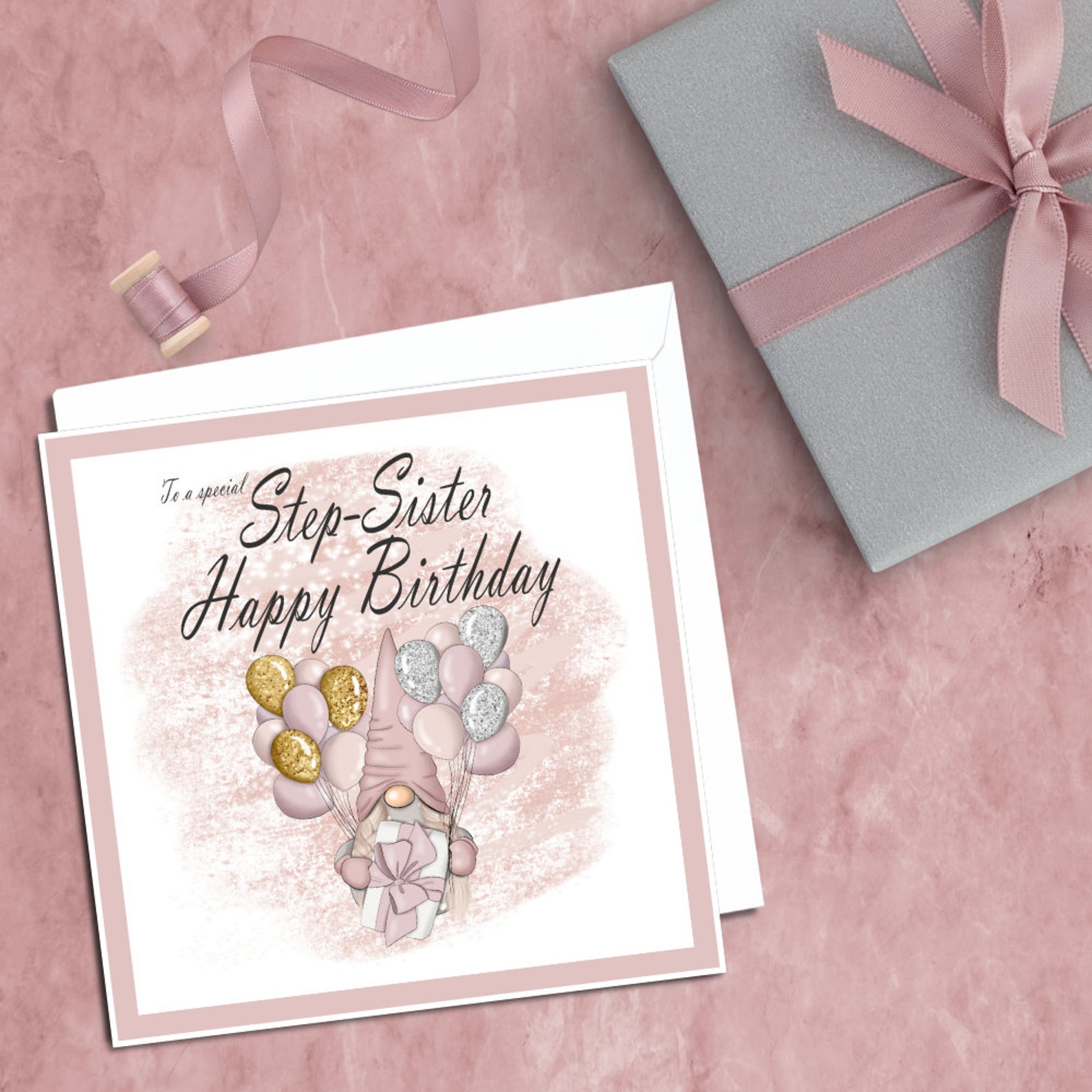 Step Sister Birthday Card-birthday Card for Step Sister-women-teenager ...