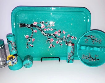 AZ Green Tea inspired deluxe tray set
