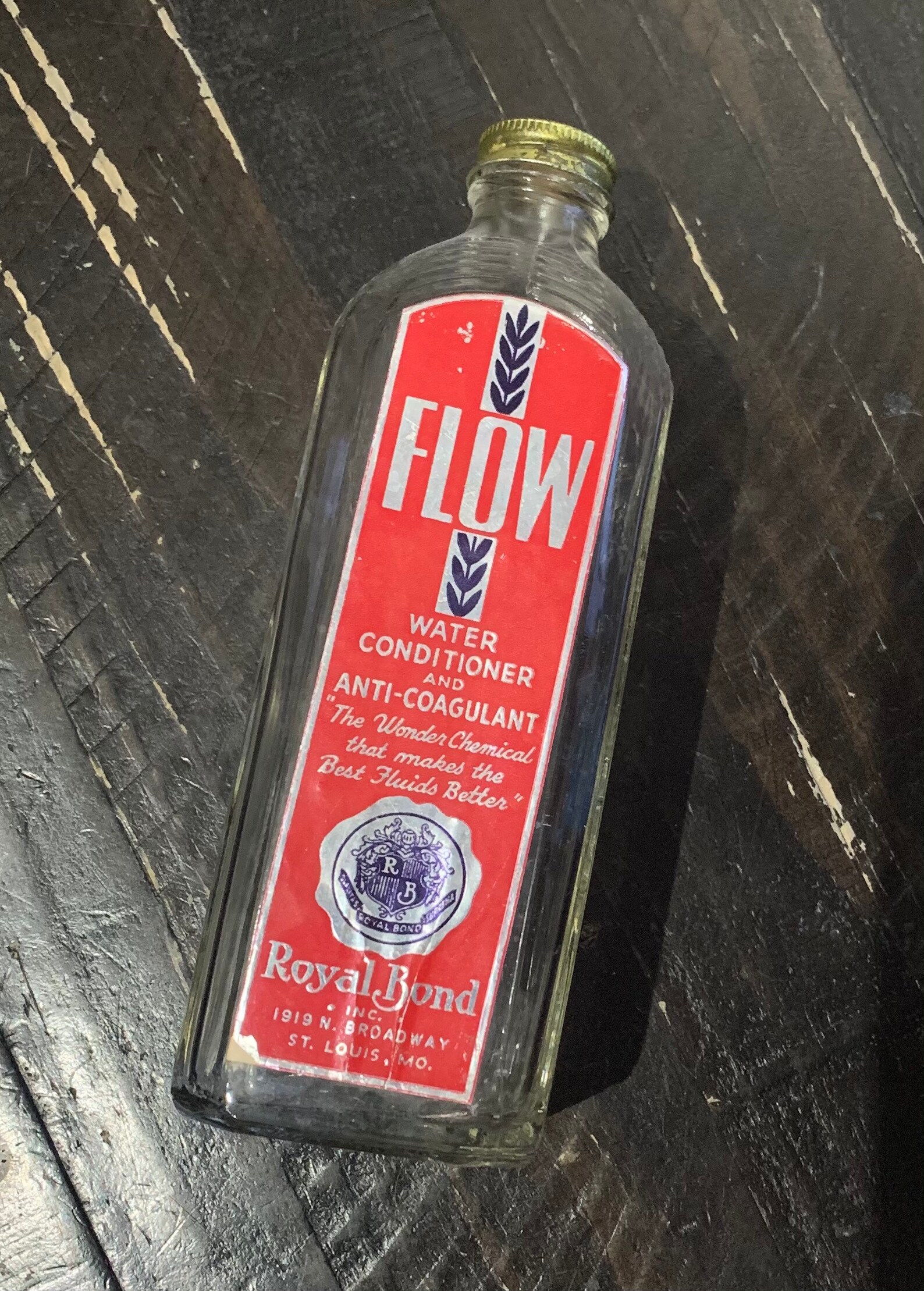 Flow Embalming Fluid Bottle Etsy