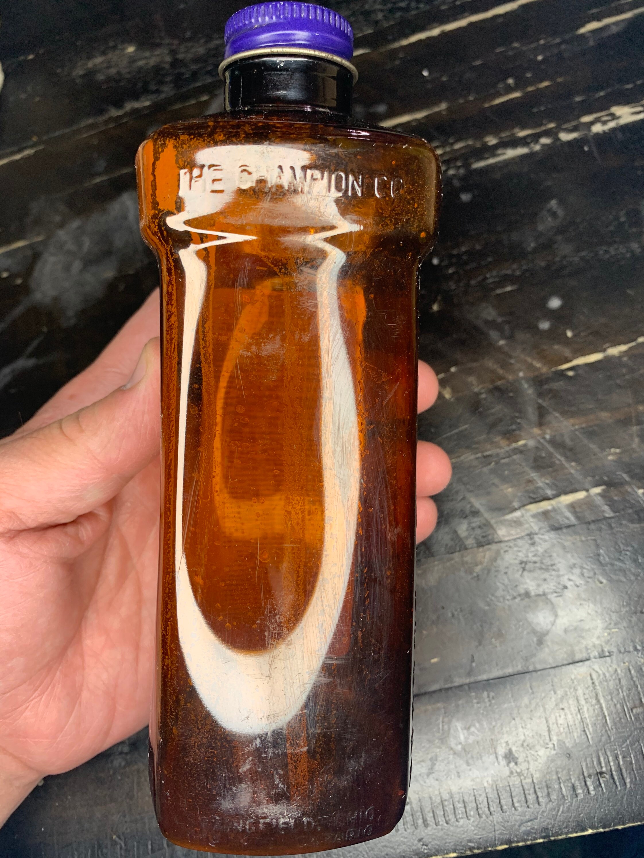 Champion Embalming Fluid Bottle Etsy