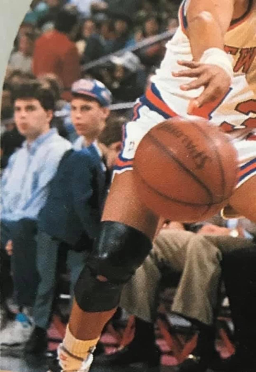 Lyle and Eric Menendez on Mark Jackson Basketball Card, NBA Hoops 9091