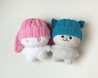 Animal Ear Beanie for 10cm Kpop Dolls