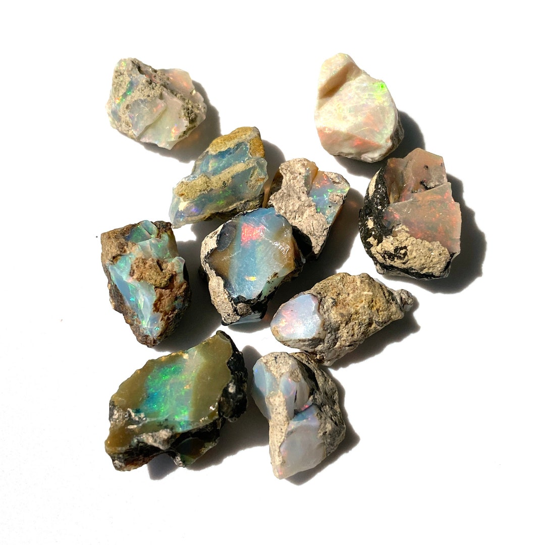15mm20mm Rare Precious Ethiopian Opals Crystals / Energy / Healing