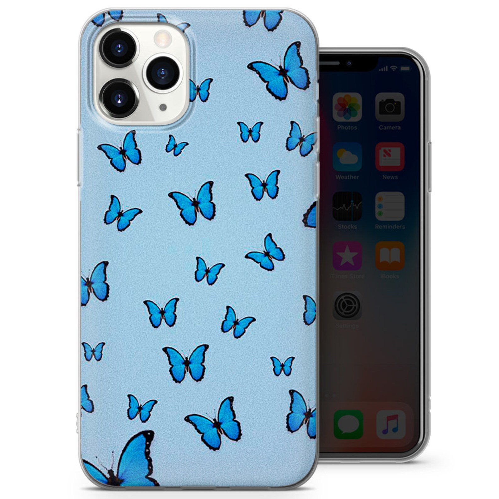 Butterfly Phone Case Colorful Butterfly Phone Cover for 12 Etsy