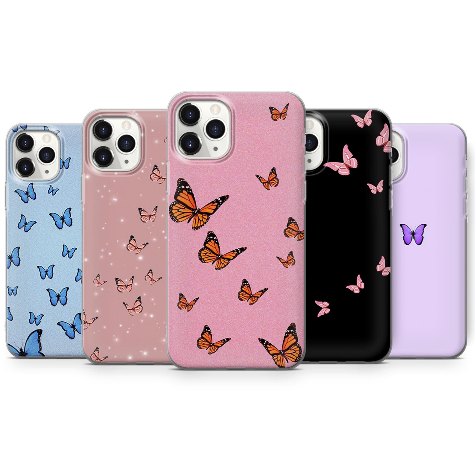 Butterfly Phone Case Colorful Butterfly Phone Cover for 12 Etsy