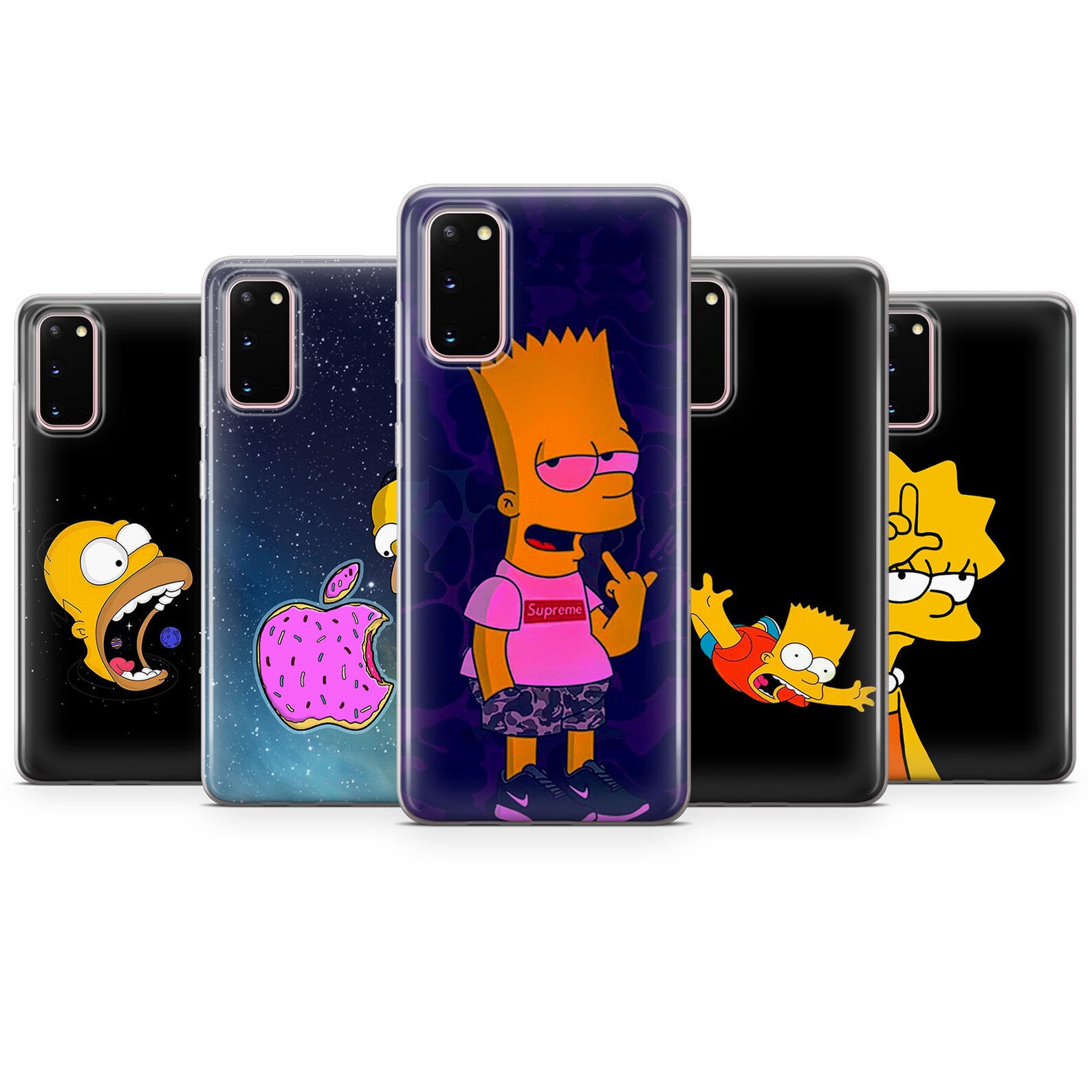 The Simpsons Phone Case Homer Simpson Cover fits iPhone XS Etsy