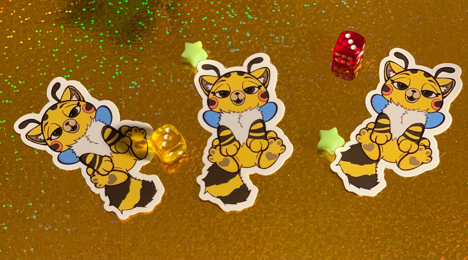 Poppys Playtime Cat Bee Toy Sticker Etsy