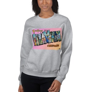 Isla Vista, CA Unisex Sweatshirt (Front Design) | University of California, Santa Barbara UCSB College Graduation Alumni Gift Present