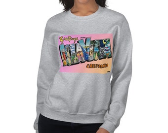 Isla Vista, CA Unisex Sweatshirt (Front Design) | University of California, Santa Barbara UCSB College Graduation Alumni Gift Present