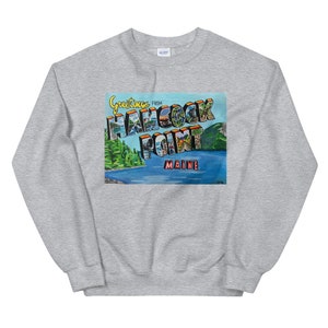 Hancock Point, ME Bluza unisex (wzór z przodu)