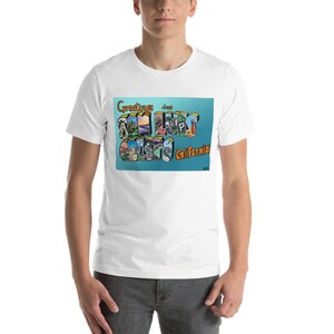 San Luis Obispo, CA Unisex T-Shirt (Front Design) | Cal Poly SLO California Mustangs College Graduation Present Alumni Gift