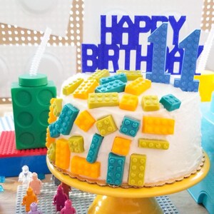 Birthday Party Lego Cake Decorating Ideas Cake Topper Lego Friends