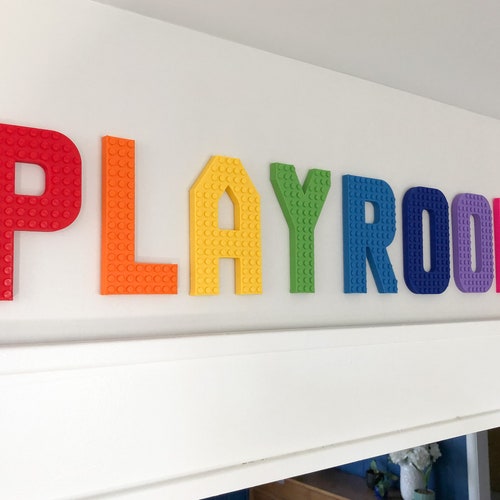 PLAY Room Wall Letters Etsy