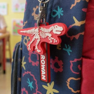 Personalized Dinosaur Dig Keychain | Also Available as Bulk Party Favors or Class Gifts for Kids