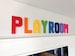Kids Bedroom Decor | Wall Letters for Playroom or Bedroom | Wall Letter Decoration | Play Room Man Cave Wall Hanging | Bright Kid Room 