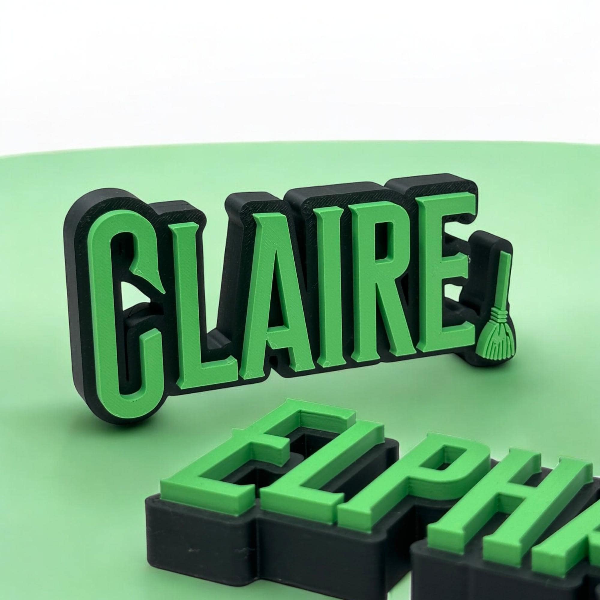 Custom Wicked Style Name Sign | Personalized Desk Sign | Wicked The Musical l | Wicked Room Sign | Elphaba | Custom Nameplate