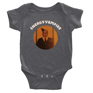 WWDITS Colin Robinson Energy Vampire Baby short sleeve one piece