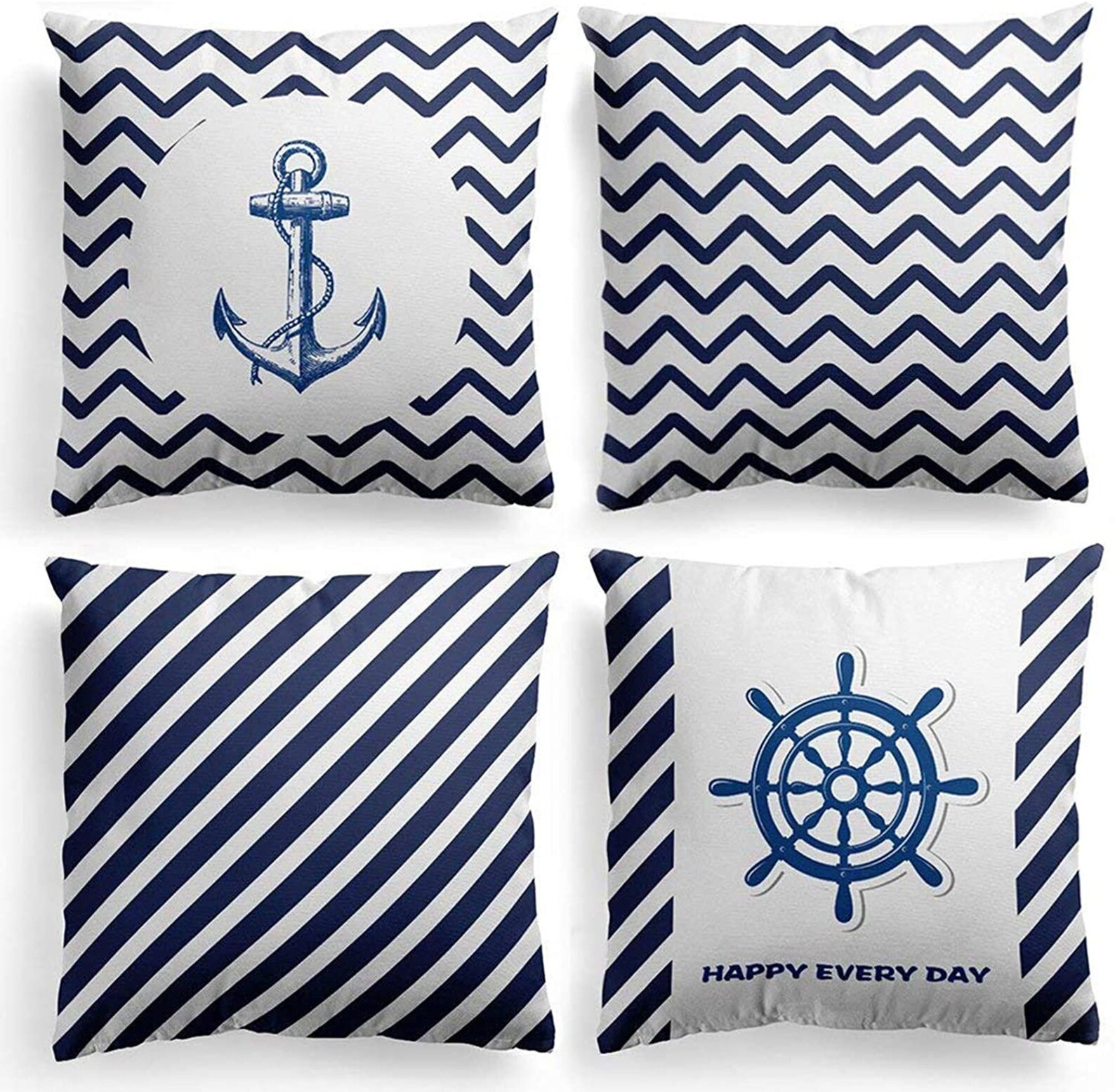 Toppa Termoadesiva Ricamata A Forma Di Ancora Marina 3x3,5 Cm - Ripara E Personalizza - 2