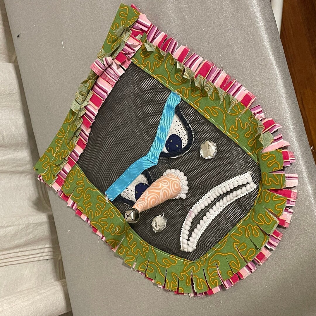 Traditional Wire Screen Cajun Mardi Gras Mask - Etsy