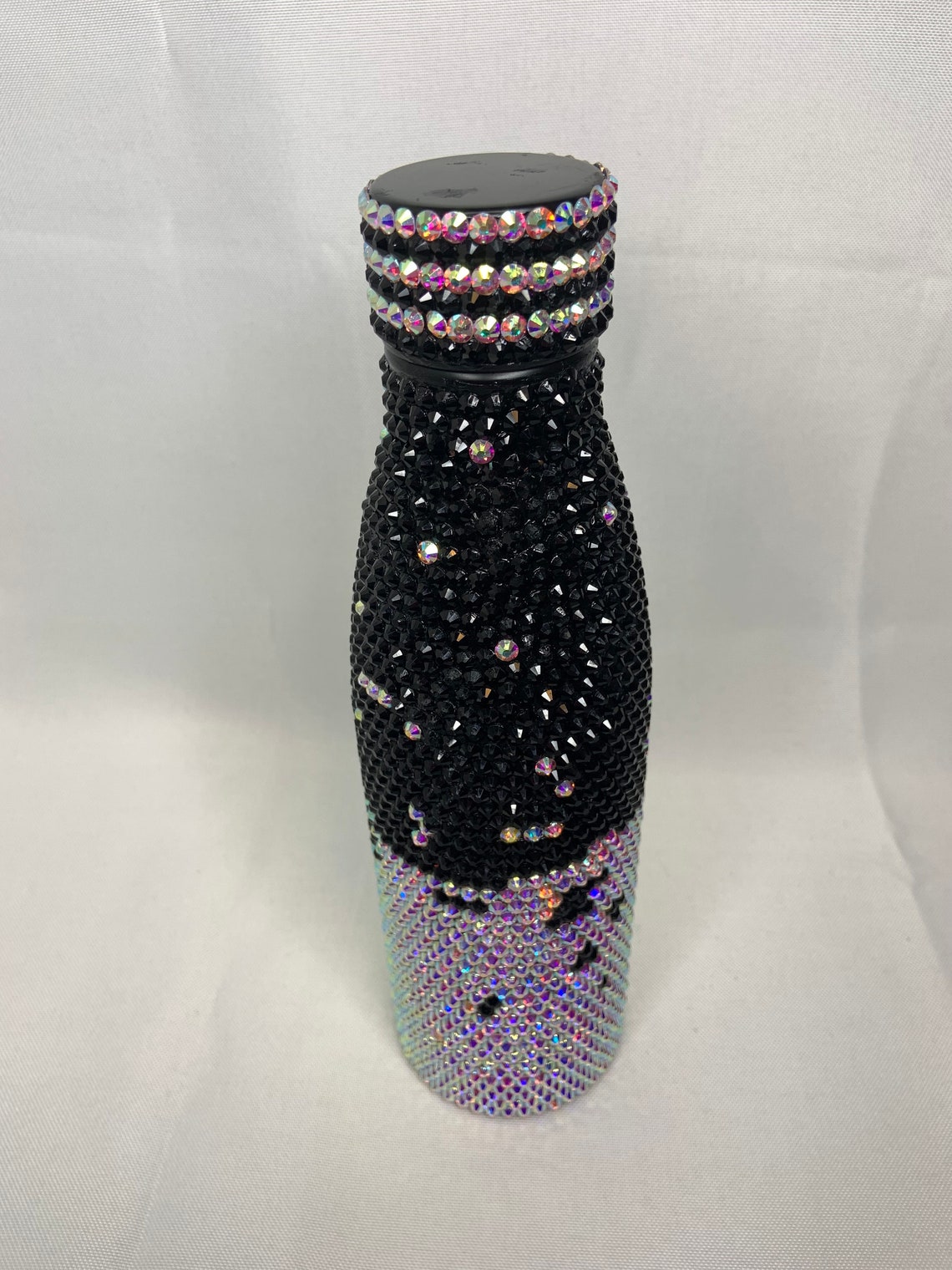 20 oz Bling Water Bottle Two Tone Etsy