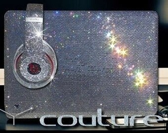 Bedazzled ICY Laptop Case - Solid Color of Your Choice.