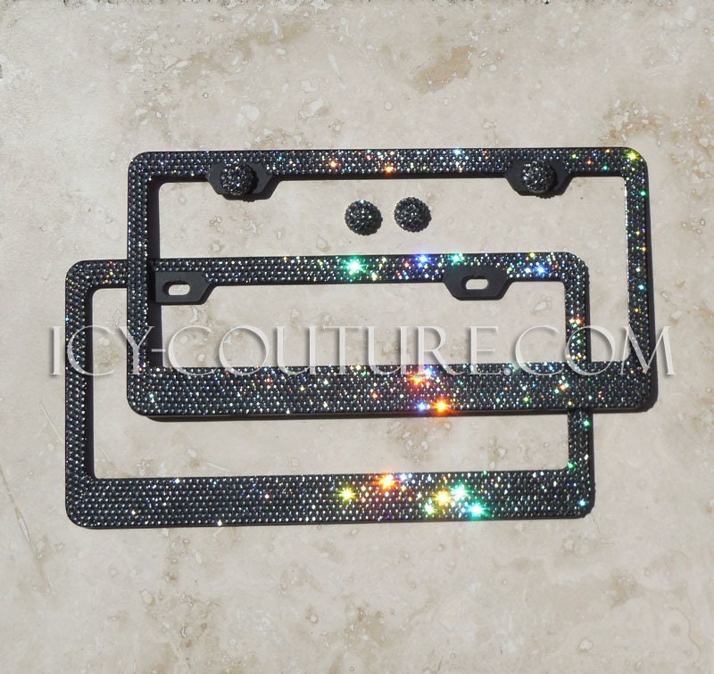 Swarovski bling sale license plate frames