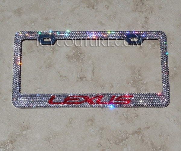 Lexus diamond license plate frame deals