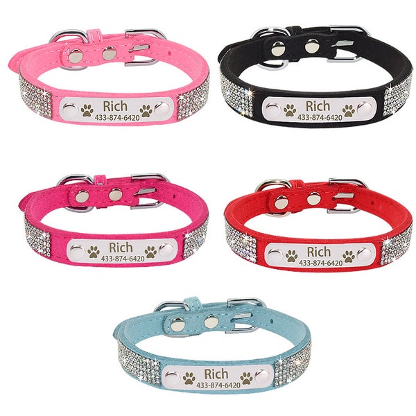 Bling Dog Collar Etsy